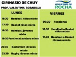 horario Chuy